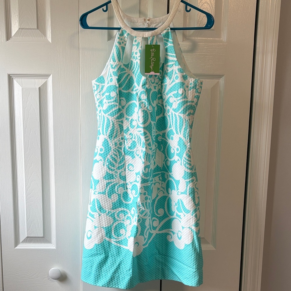 Lilly Pulitzer Shorely Blue and White Dress